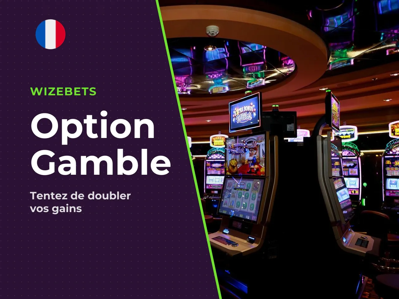 La fonctionnalité Gamble doubler ou quadrupler