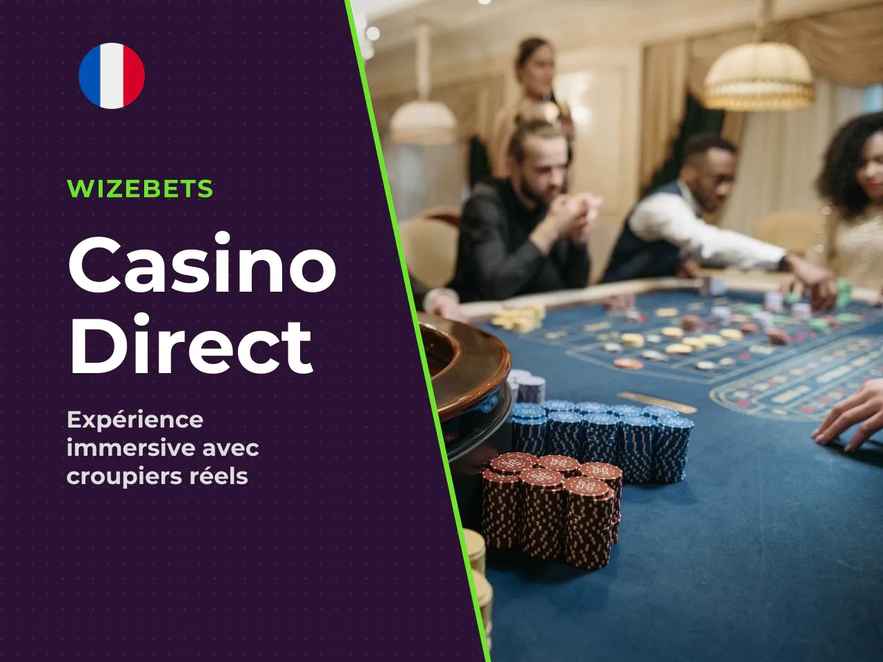 Wizebets Live Casino et jeux avec