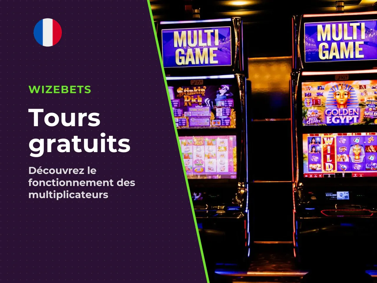 Fonctionnement des tours gratuits. Chaque bombe