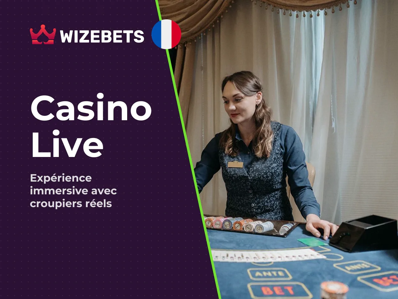 Casino en direct, blackjack et video