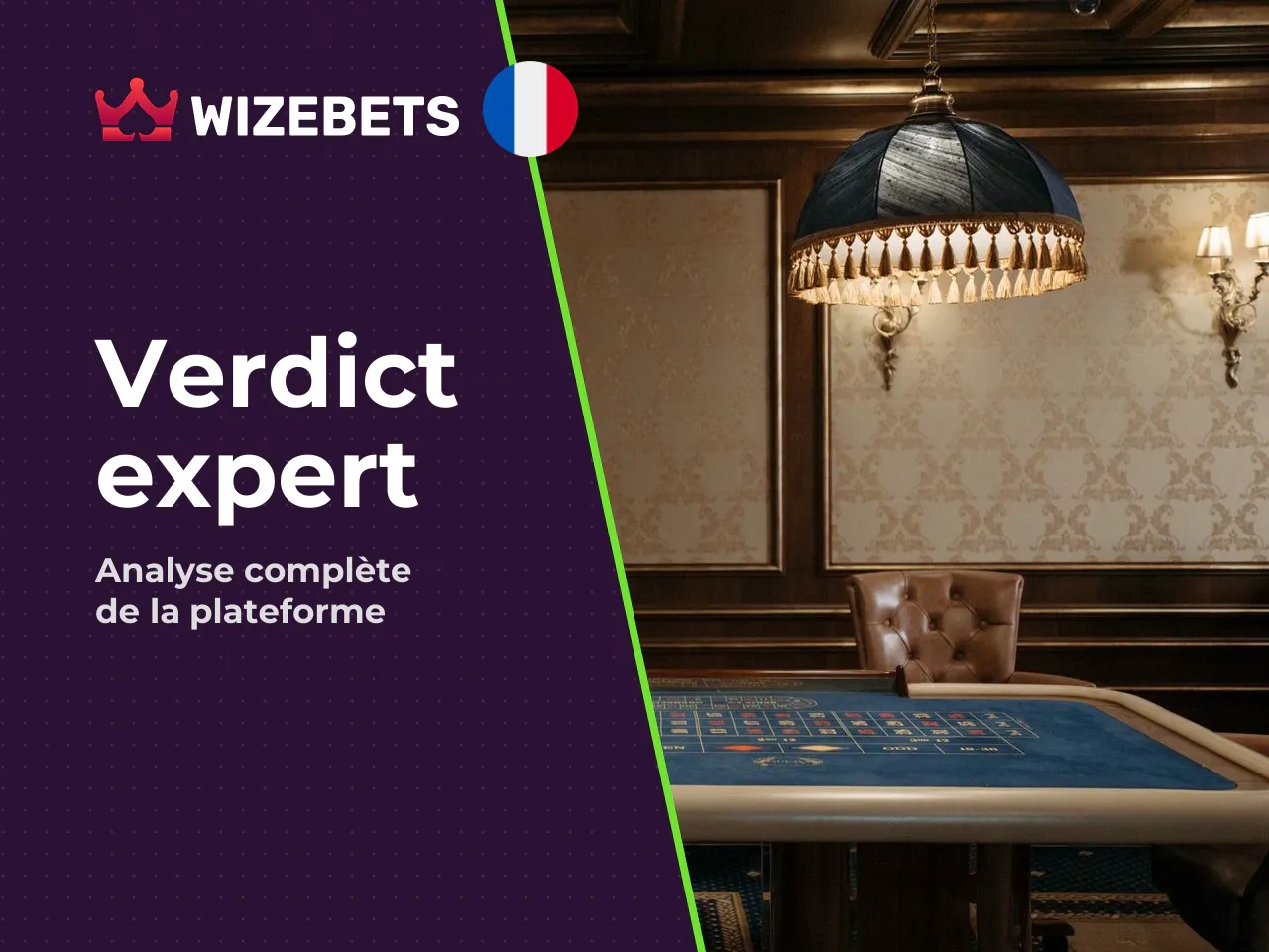 Verdict. Wizebets est un casino en