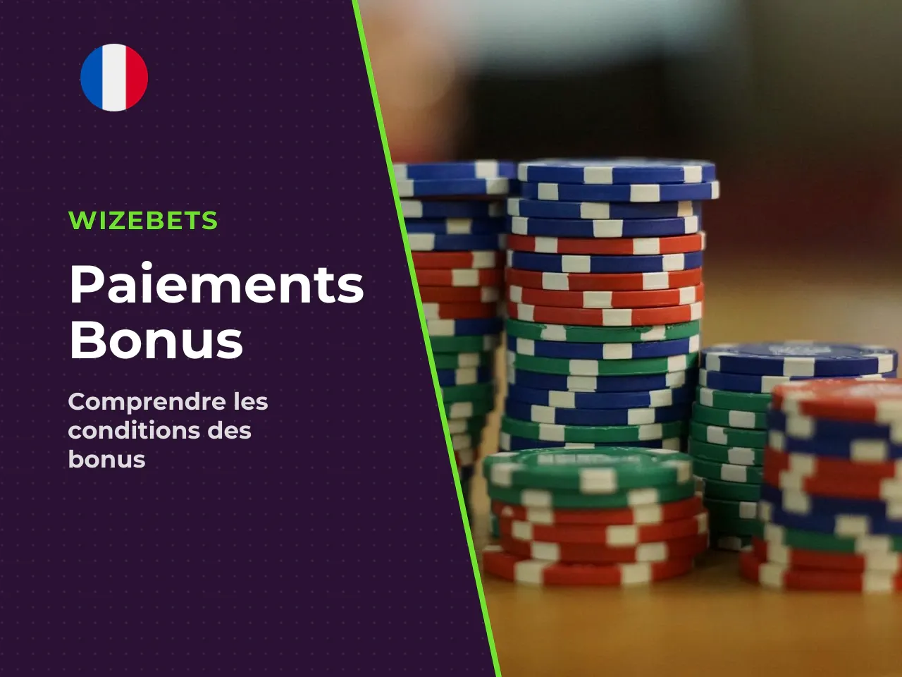 Bonus et méthodes de paiement avant