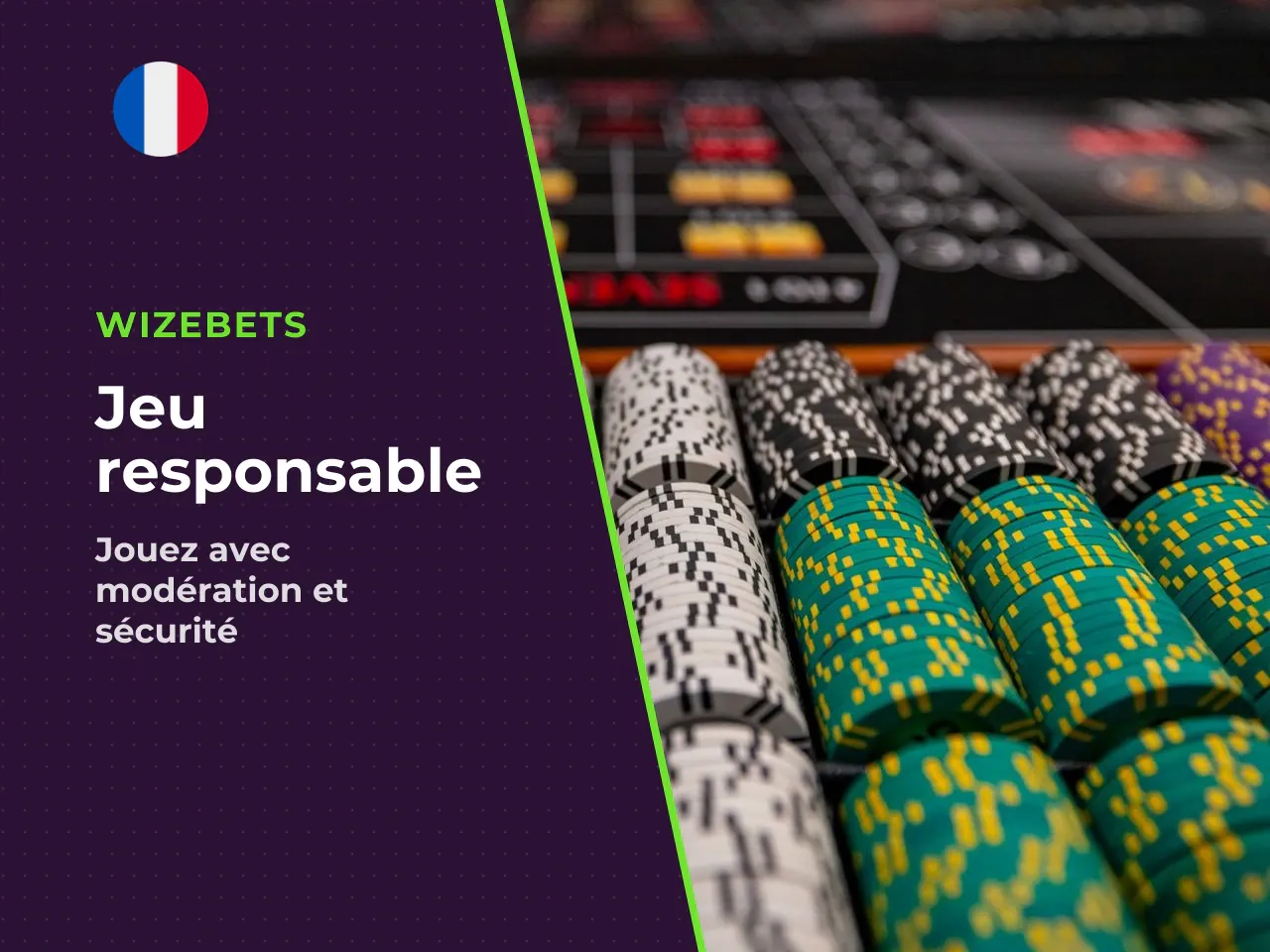 Rappel de jeu responsable. 18