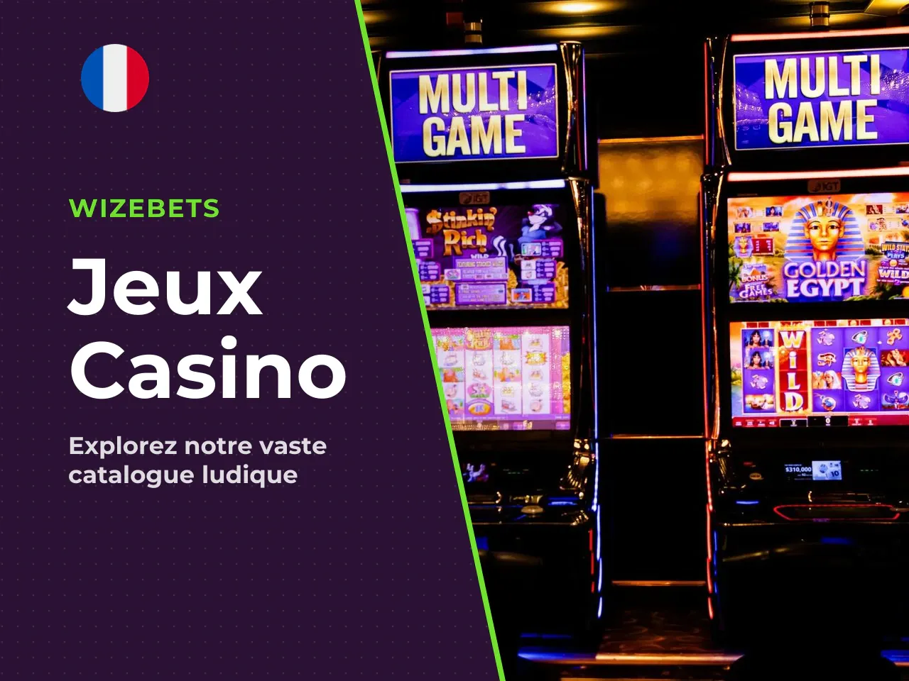 Jeux de Wizebets Casino machines à