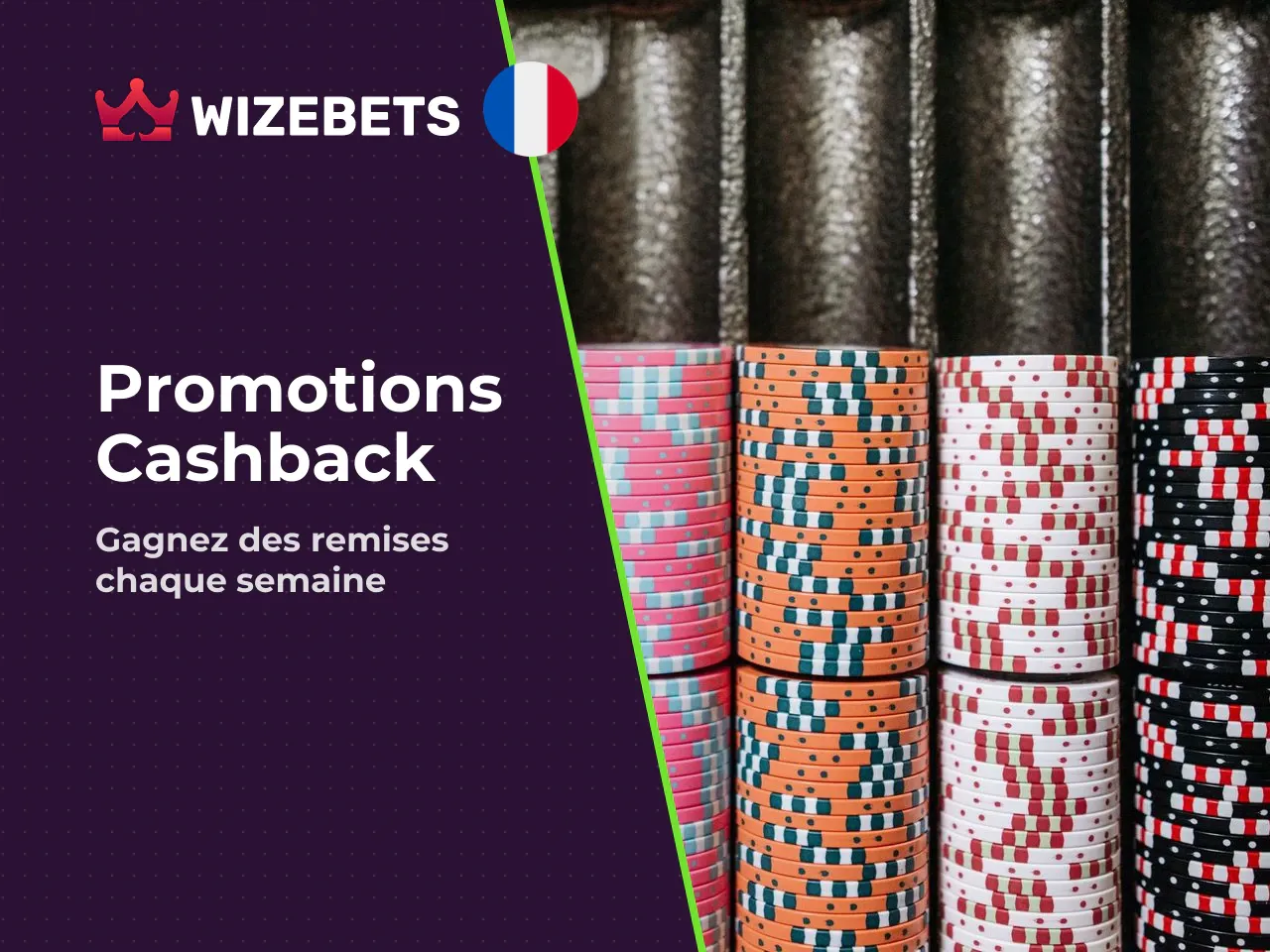 Cashback et autres promotions Wizebets. Le