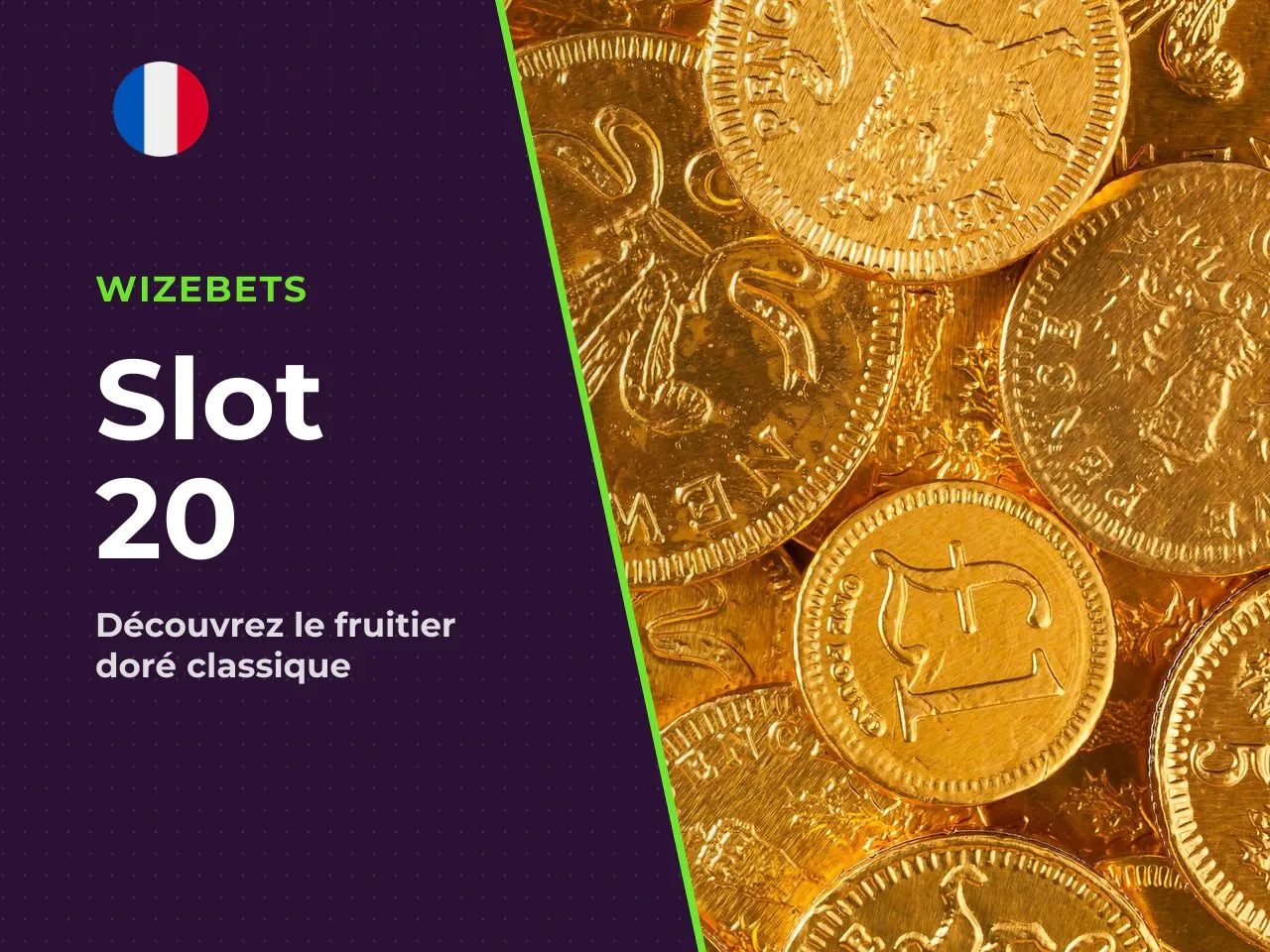 Thème golden coins, fruits et ambiance
